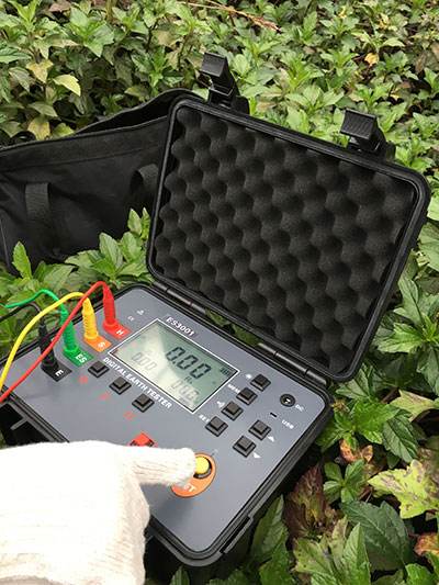 电气系统的接地电阻检测